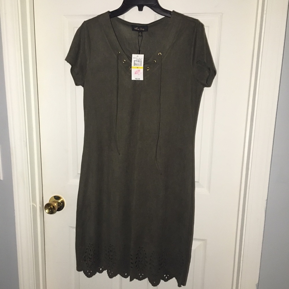 Women’s Melissa Paige suede dress